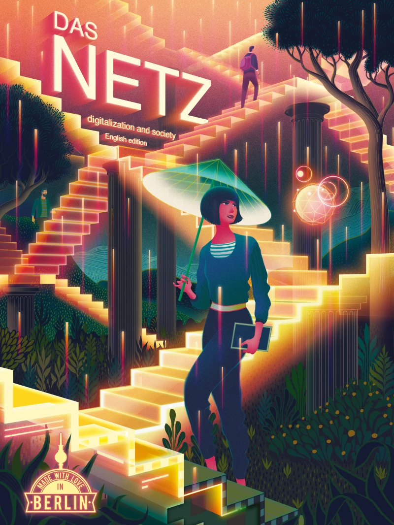 Portada: Das Netz - English Edition