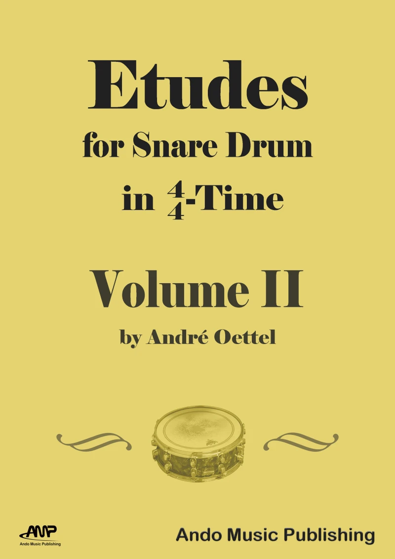 Portada: Etudes for snare Drum in 4/4-Time - Volume 2