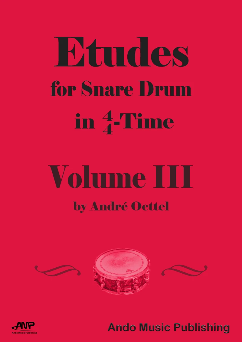 Portada: Etudes for Snare Drum in 4/4-Time - Volume 3