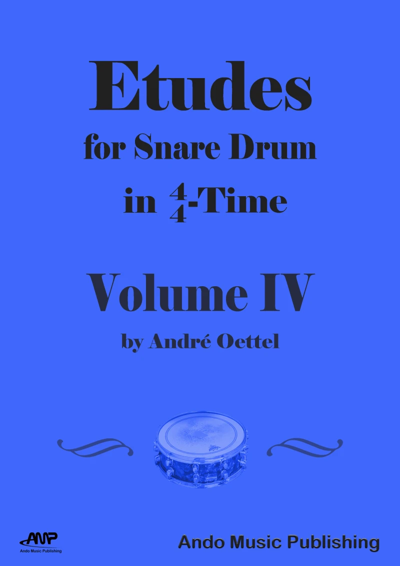Portada: Etudes for Snare Drum in  4/4-Time - Volume 4