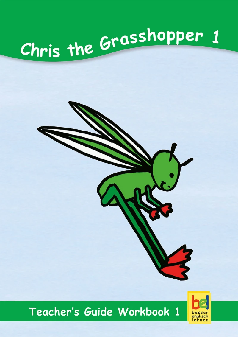 Portada: Learning English with Chris the Grasshopper Teacher's Guide for Workbook 1
