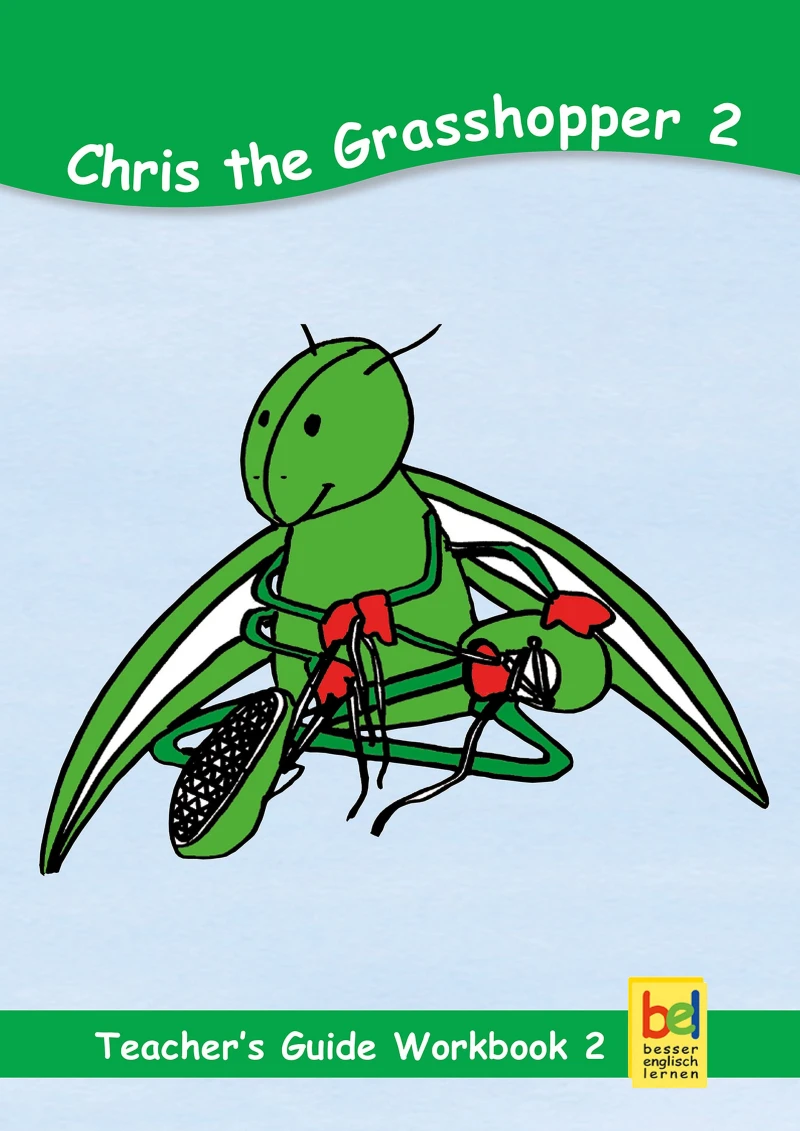 Portada: Learning English with Chris the Grasshopper Teacher's Guide for Workbook 2