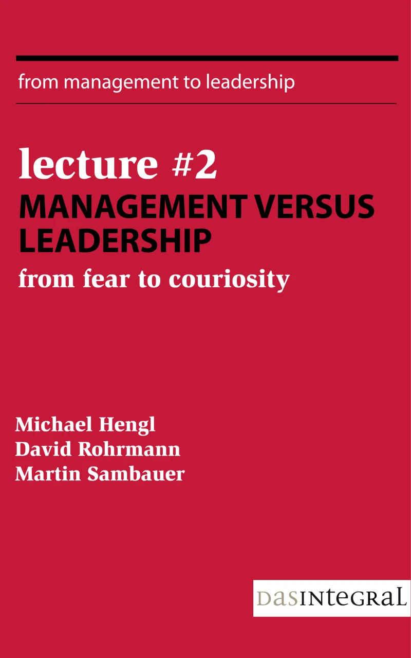 Portada: Lecture #2 - Management versus Leadership