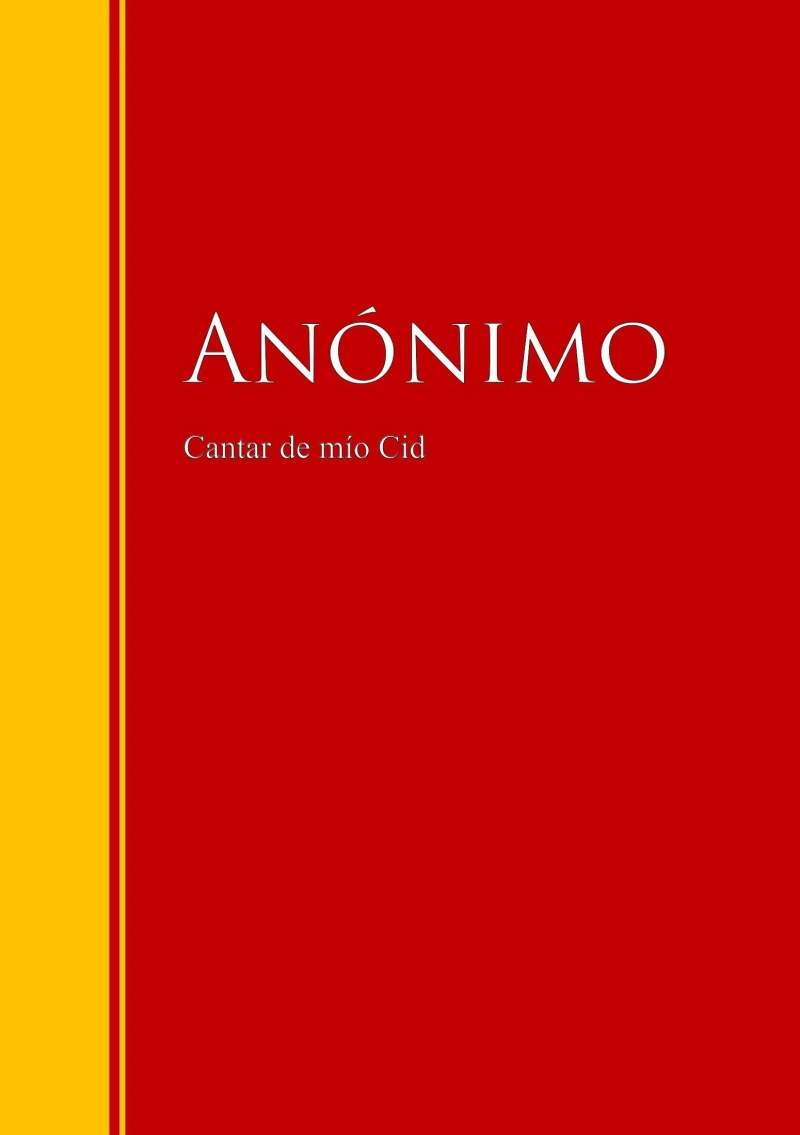 Portada: Cantar de mío Cid
