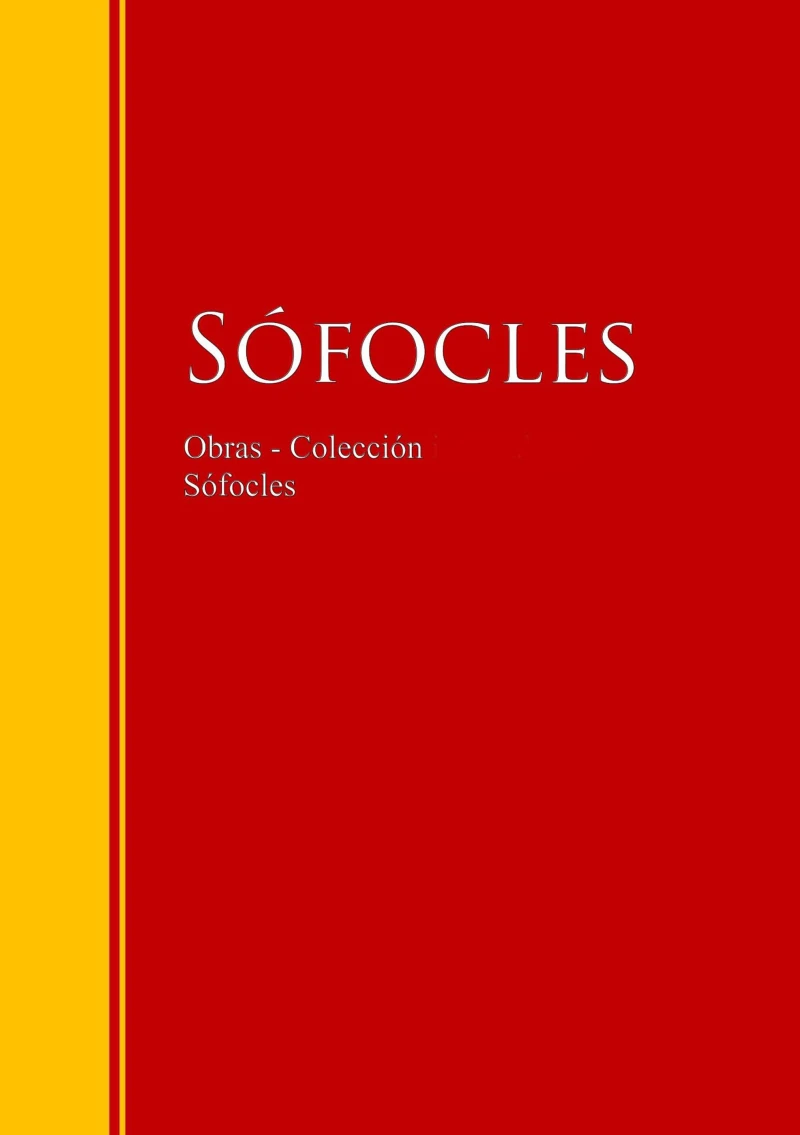 Portada: Obras - Colección de Sófocles