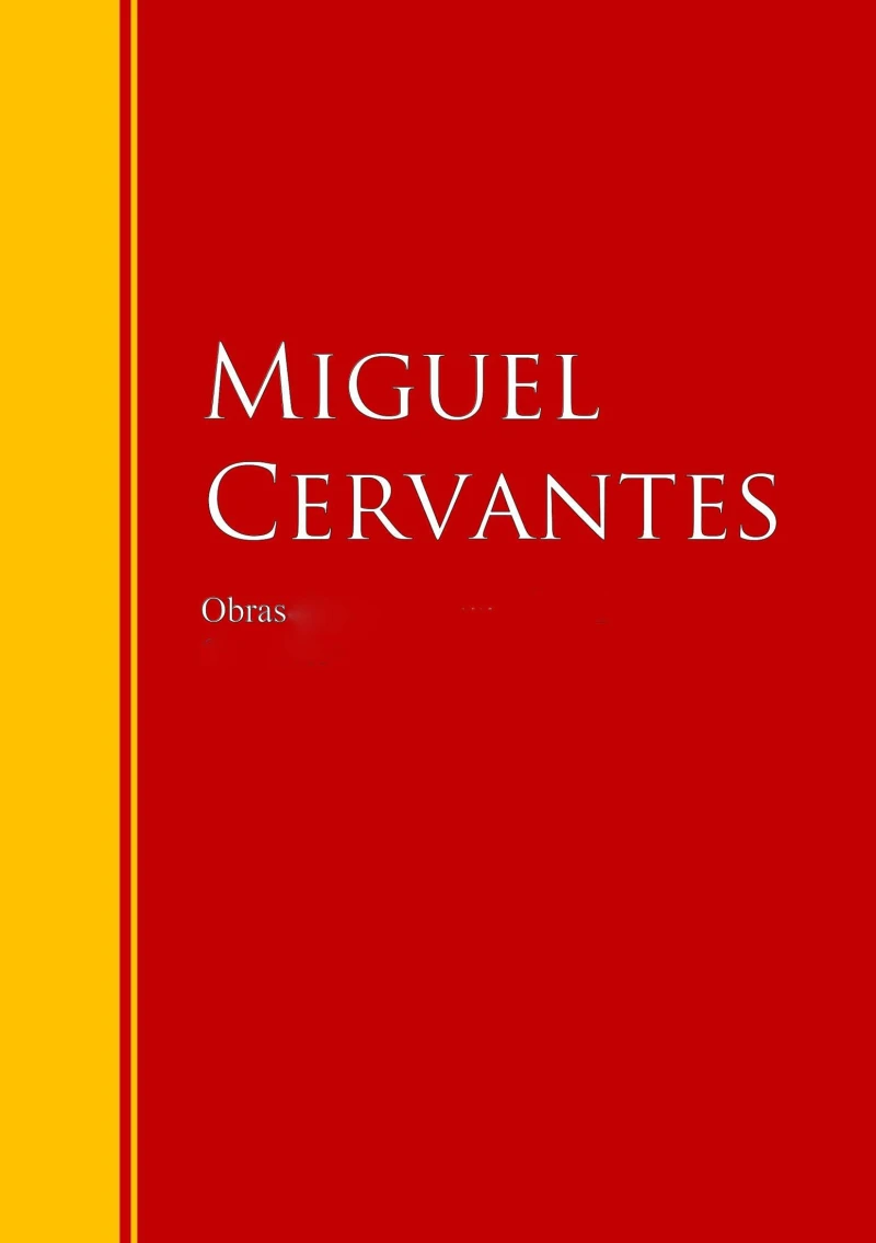 Portada: Obras de Miguel Cervantes