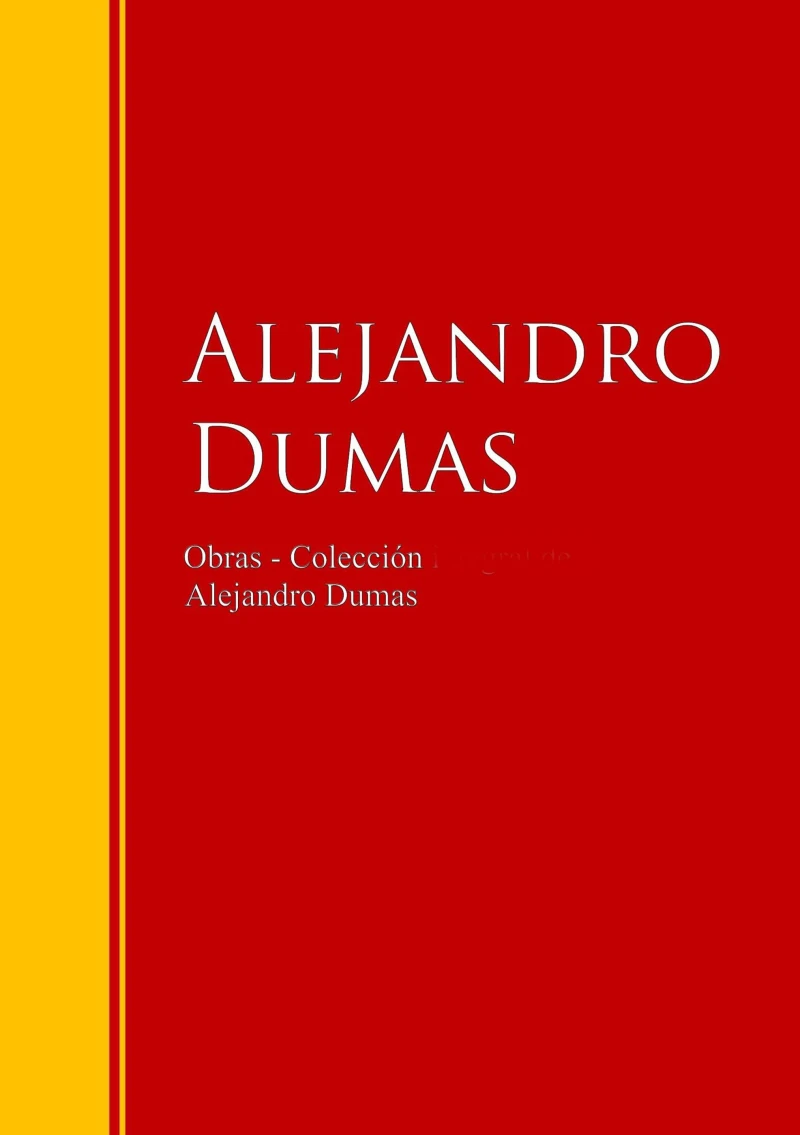 Portada: Obras - Colección de Alejandro Dumas