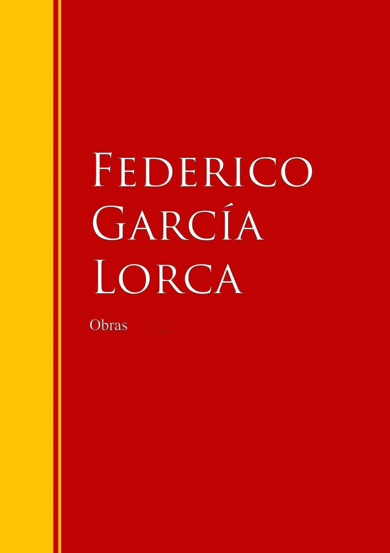 Portada: Obras de Federico García Lorca