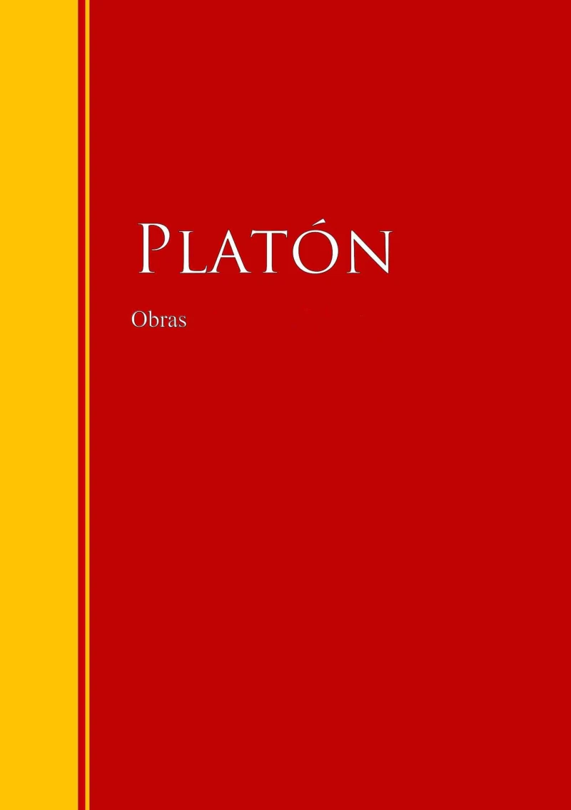 Portada: Obras de Platón