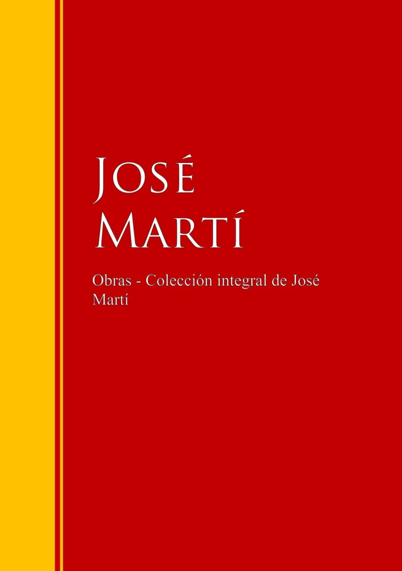 Portada: Obras - Colección de José Martí