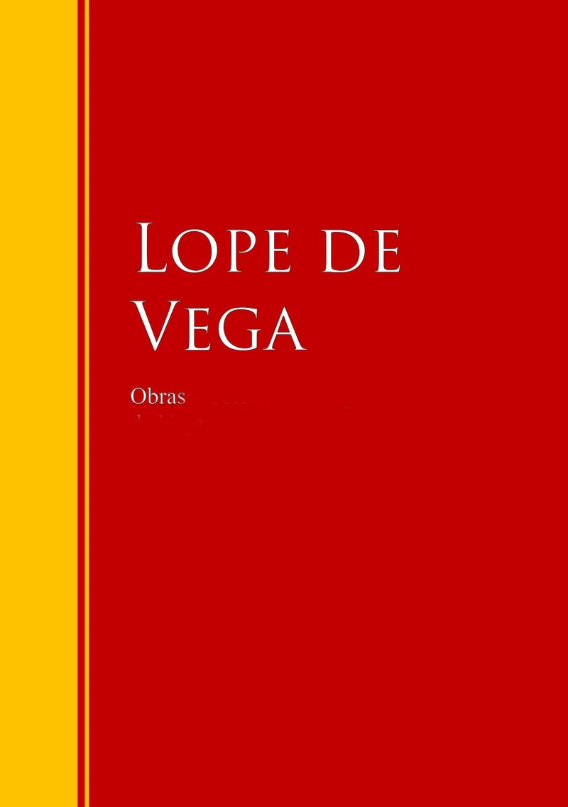 Portada: Obras de Lope de Vega