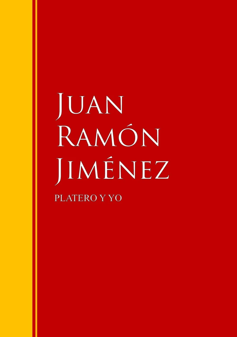 Portada: PLATERO Y YO