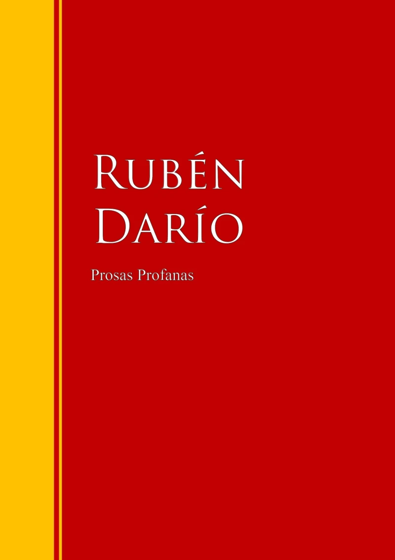 Portada: Prosas Profanas