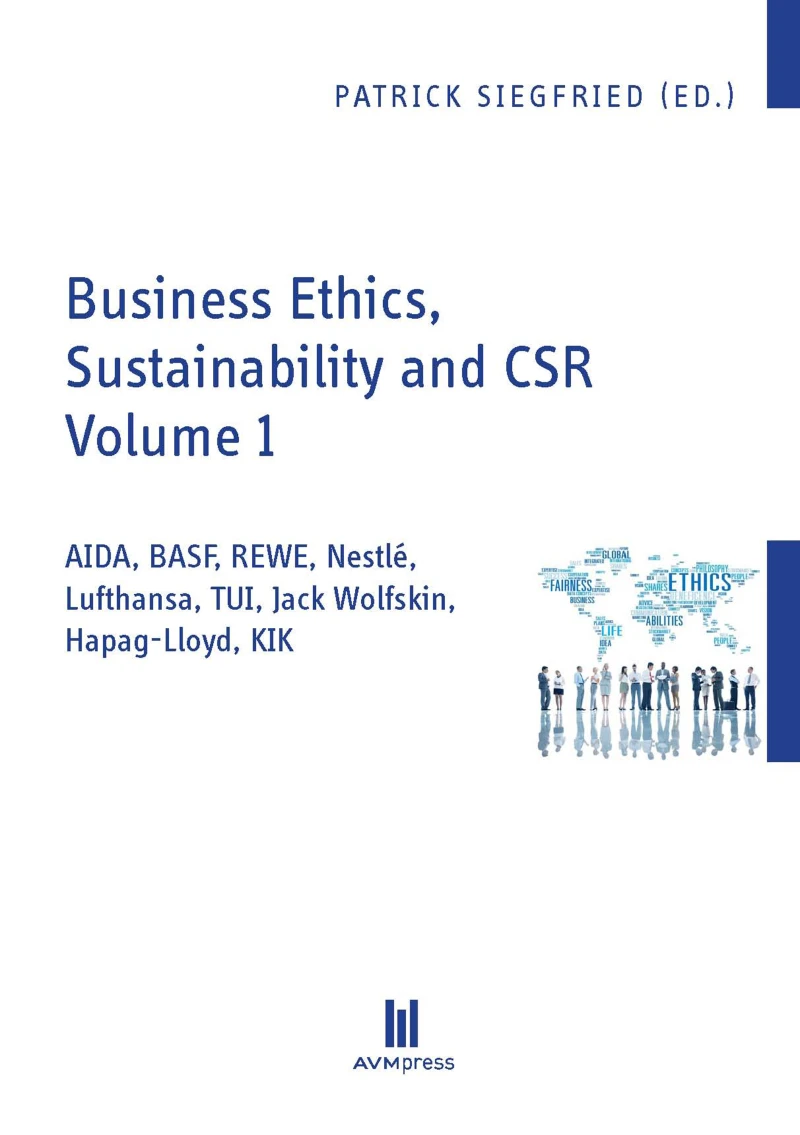 Portada: Business Ethics, Sustainability and CSR Volume 1