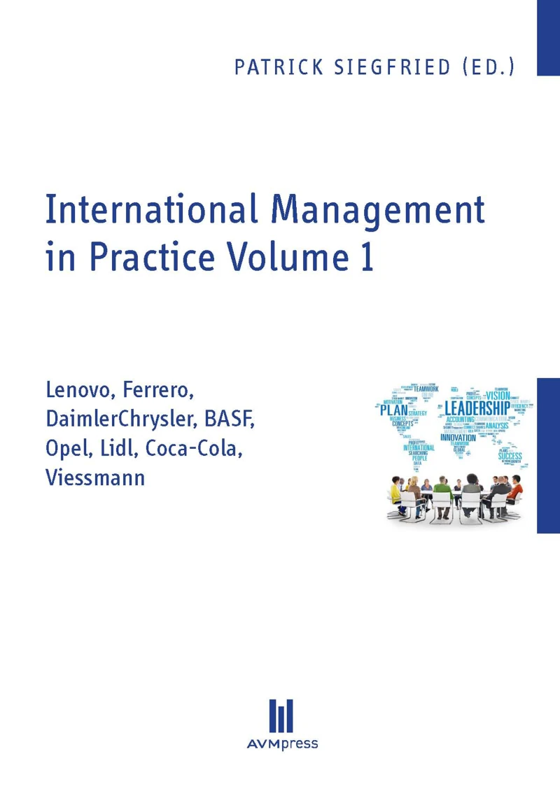 Portada: International Management in Practice Volume 1