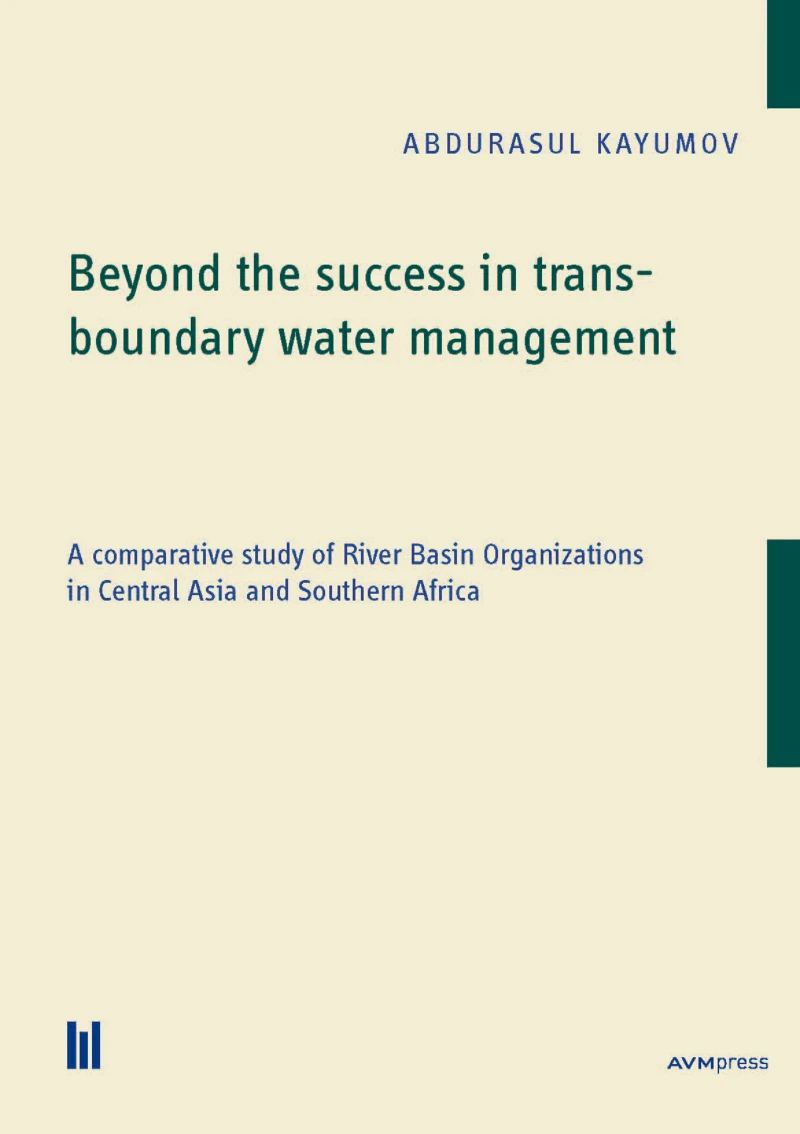 Portada: Beyond the success in transboundary water management