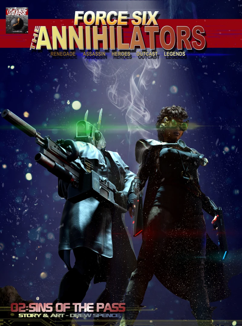 Portada: Force Six, The Annihilators 02 Sins of the Pass