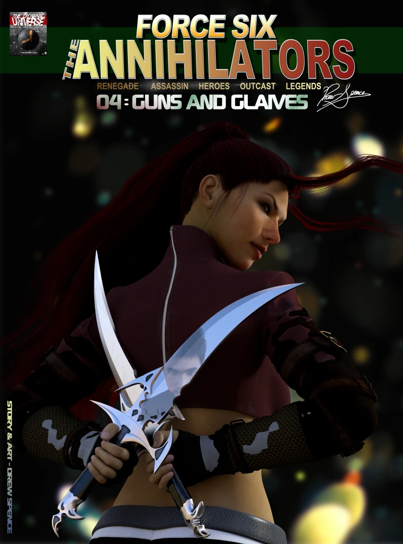 Portada: Force Six, The Annihilators 04 Guns and Glaives