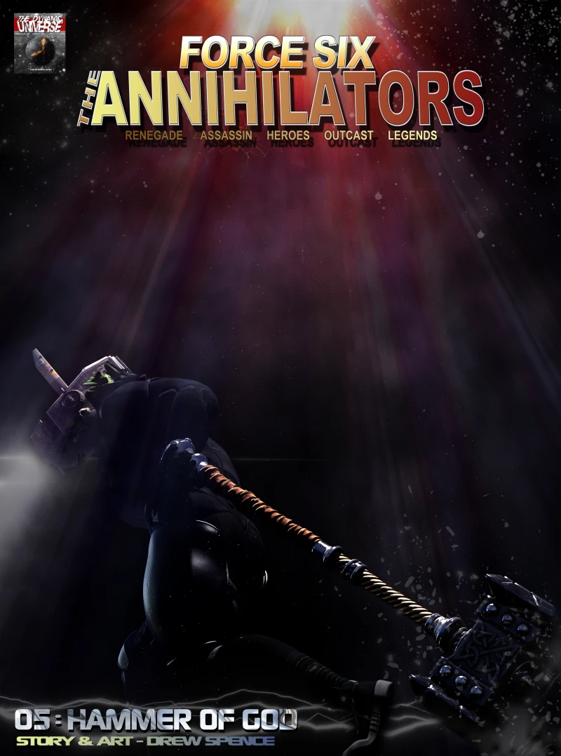Portada: Force Six, The Annihilators 05 Hammer of God