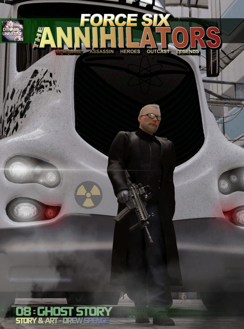 Portada: Force Six, The Annihilators 08 Ghost Story