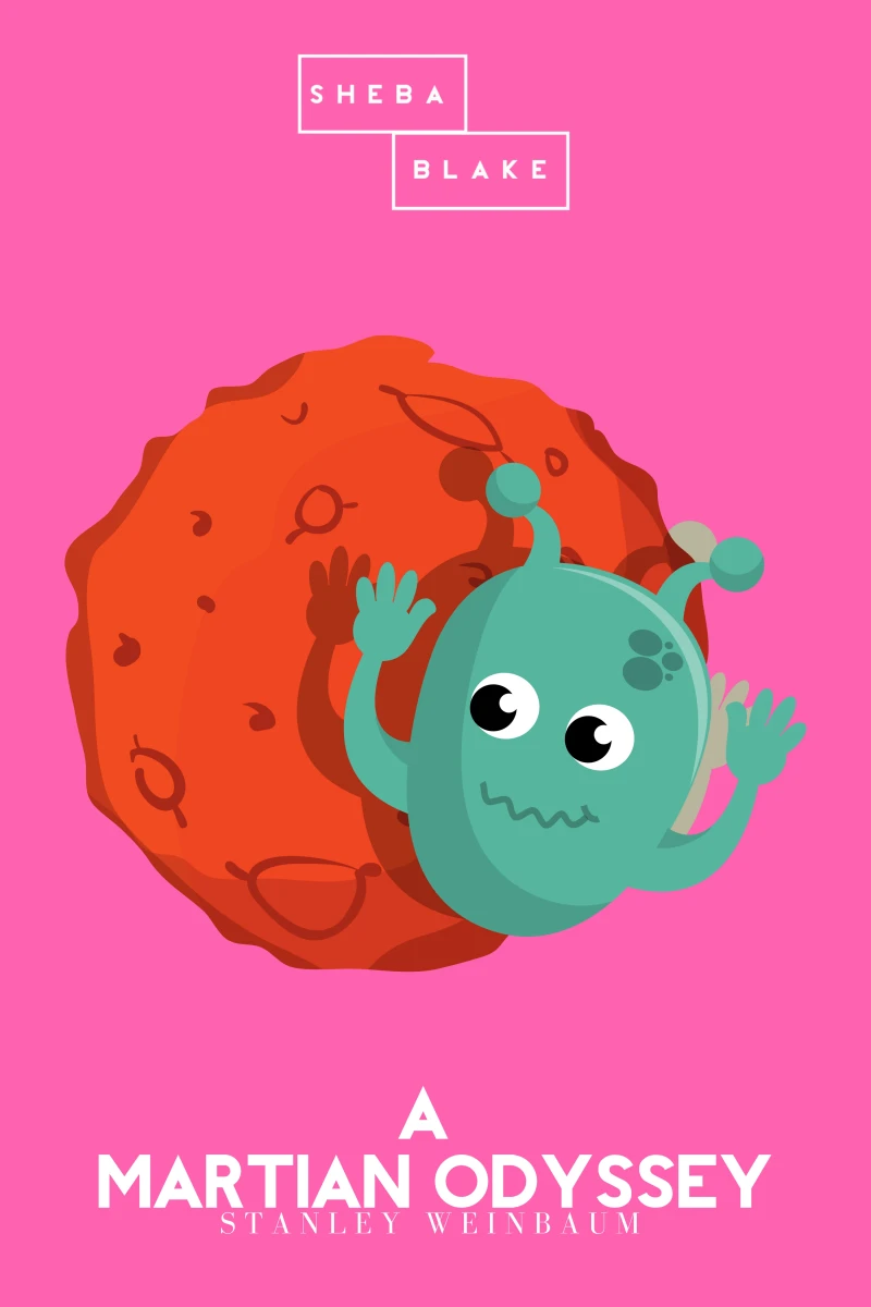 Portada: A Martian Odyssey | The Pink Classics