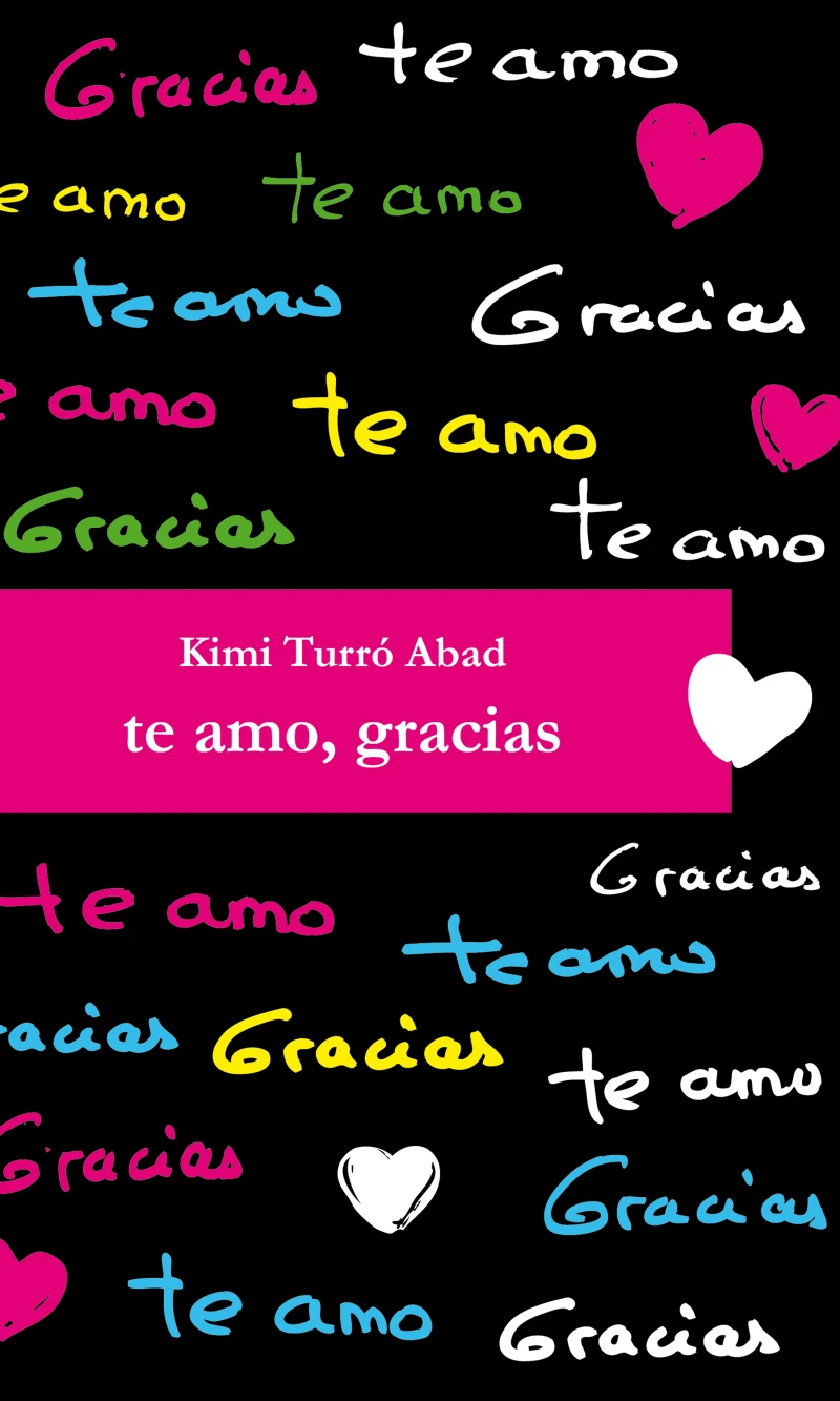 Portada: Te amo, gracias
