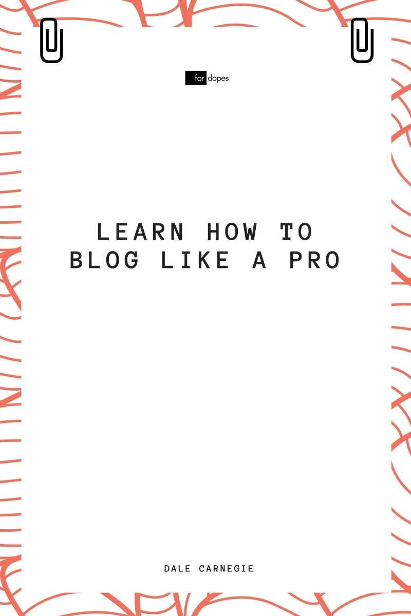 Portada: Learn How to Blog Like a Pro