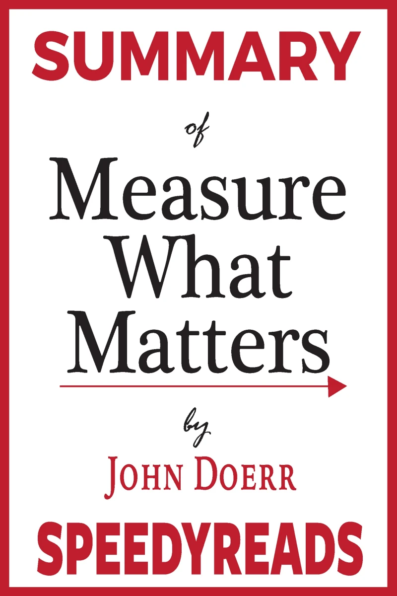 Portada: Summary of Measure What Matters