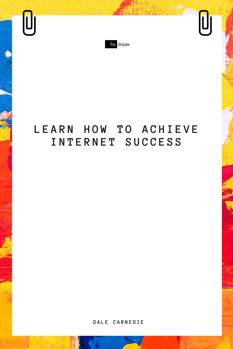 Portada: Learn How to Achieve Internet Success