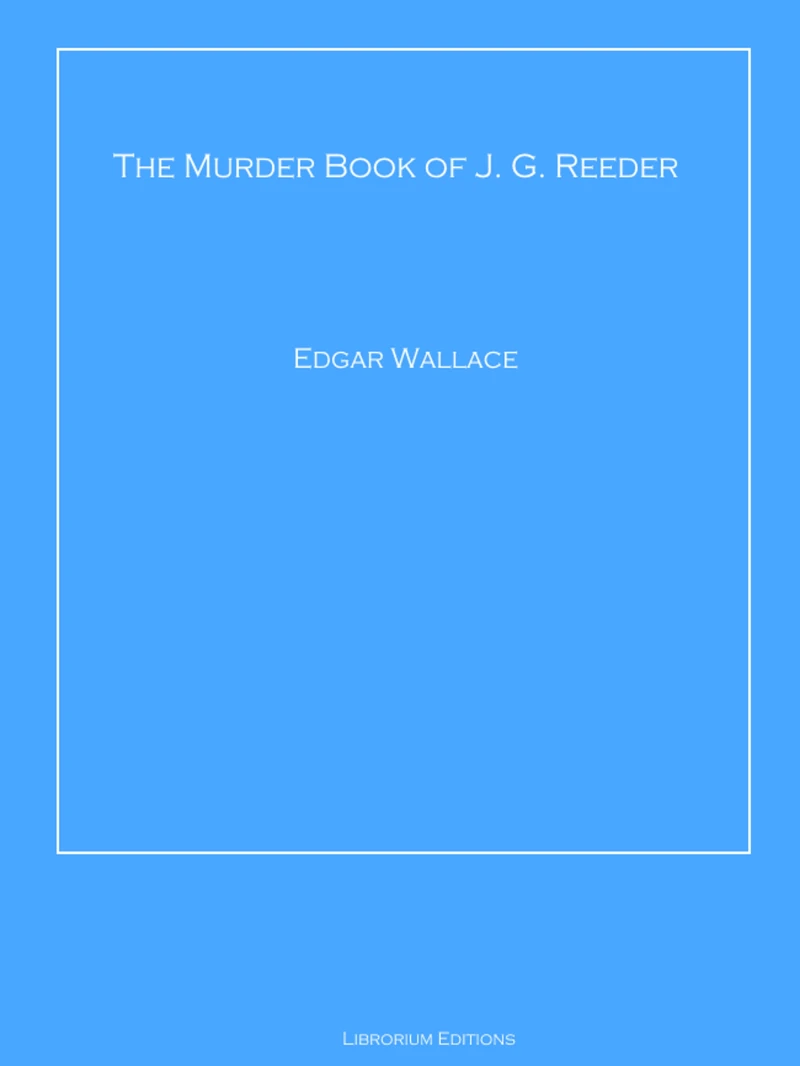 Portada: The Murder Book of J. G. Reeder