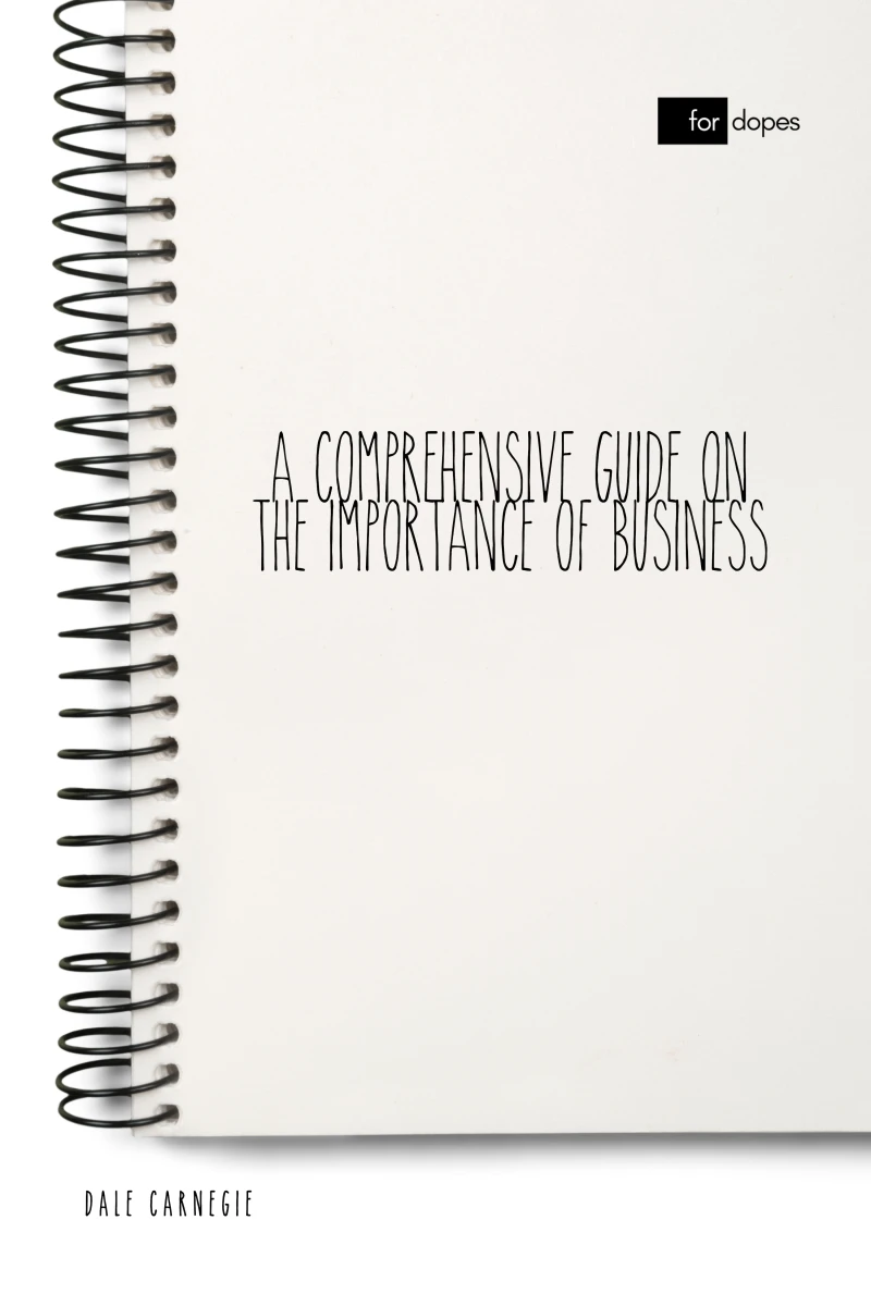 Portada: A Comprehensive Guide on the Importance of Business