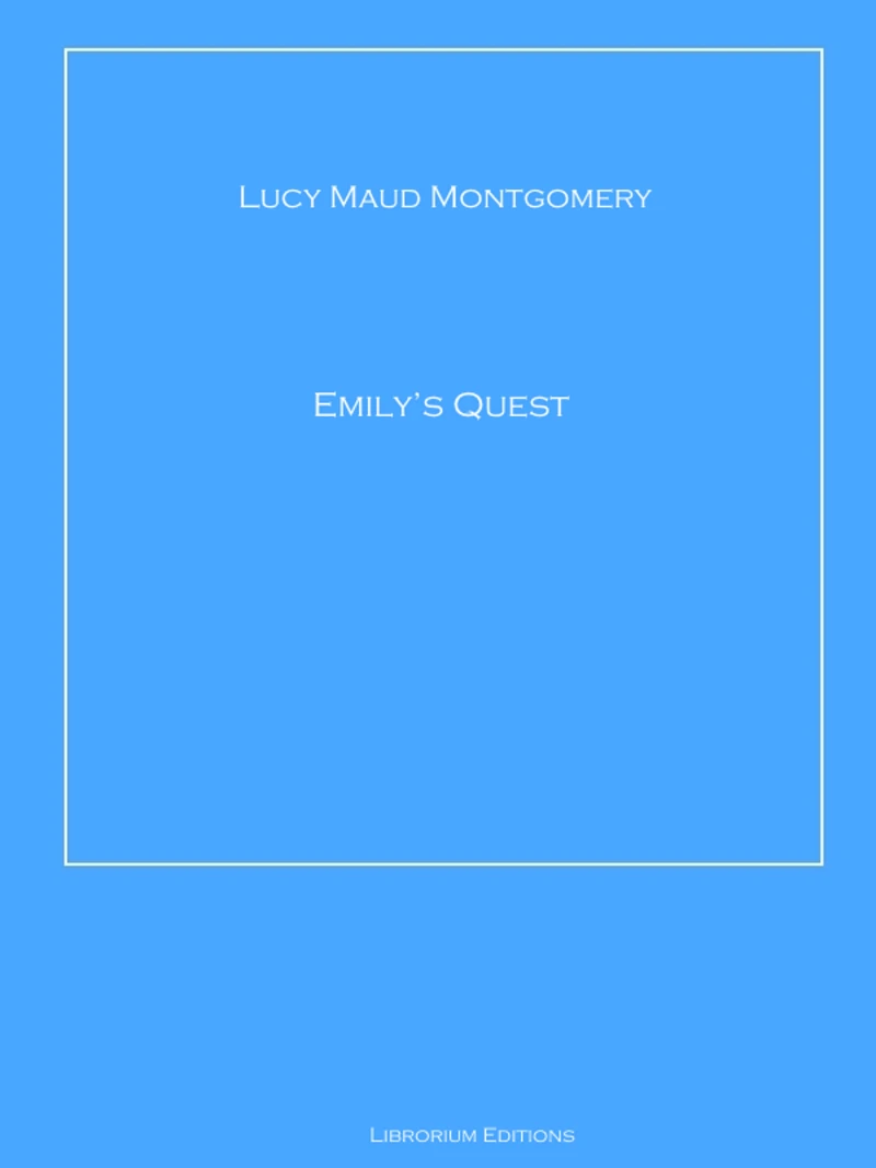 Portada: Emily's Quest