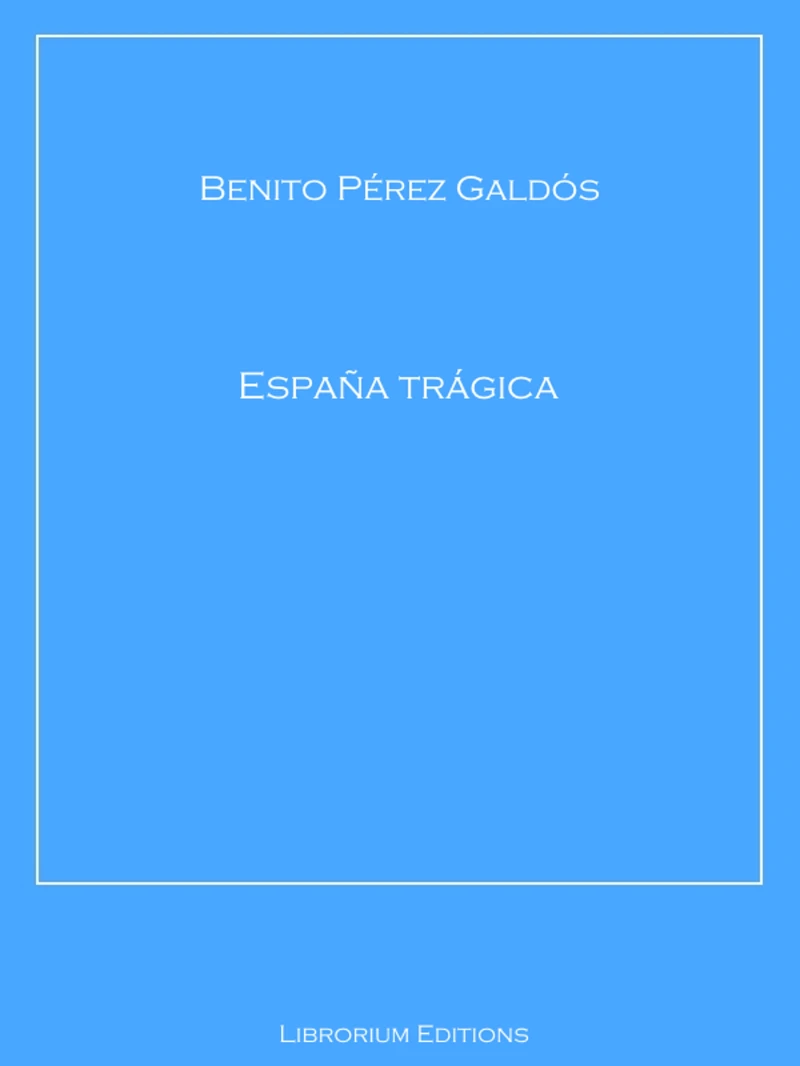 Portada: España trágica