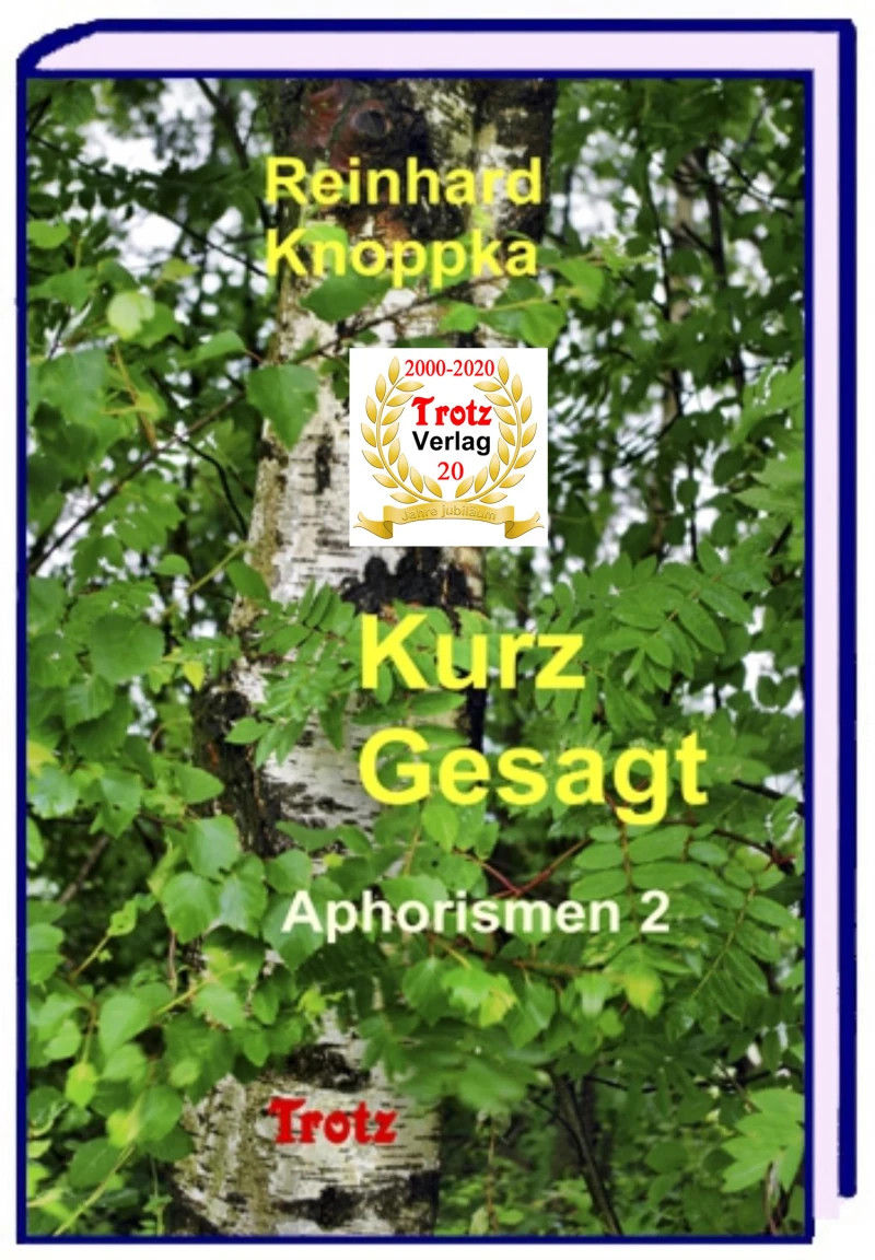 Portada: kurz gesagt: Aphorismen 2