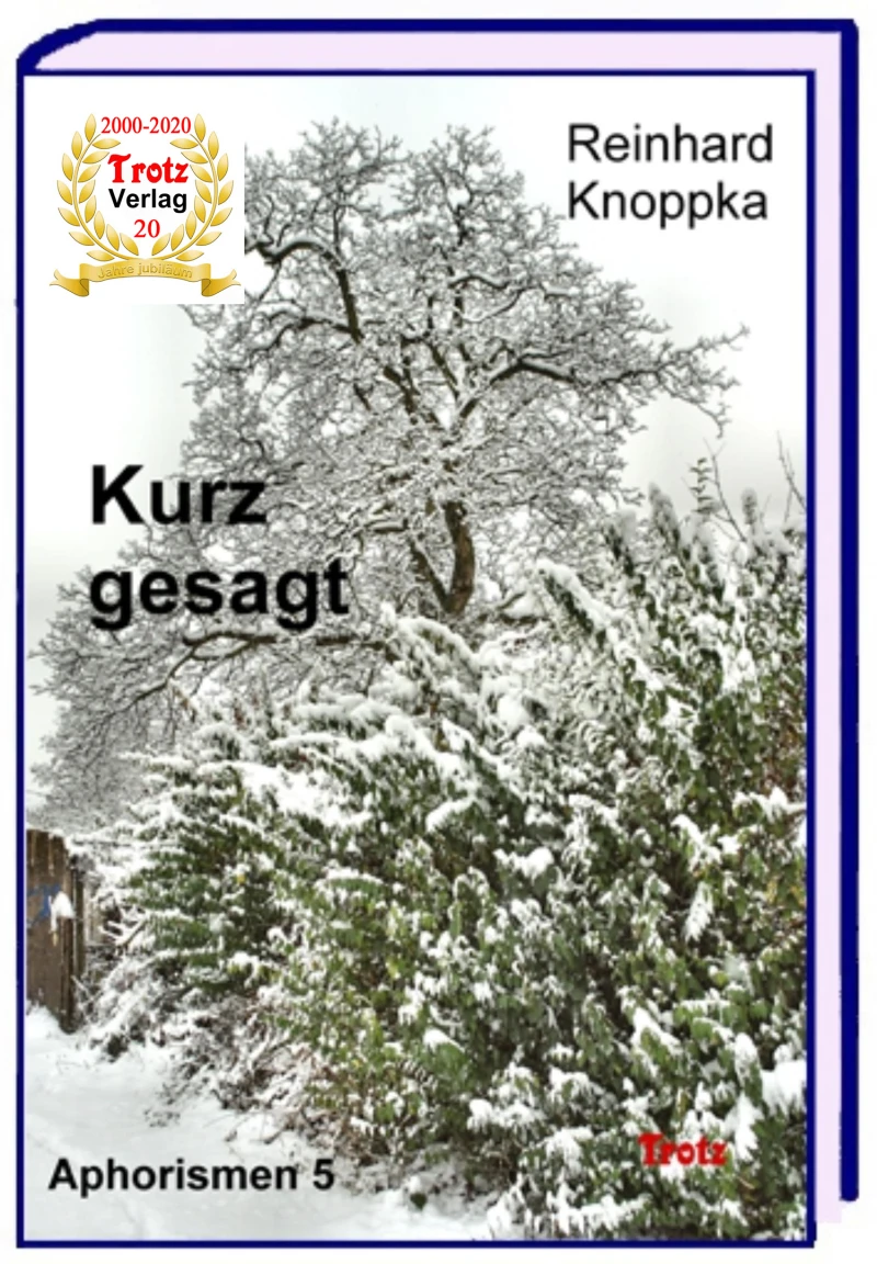 Portada: kurz gesagt: Aphorismen 5