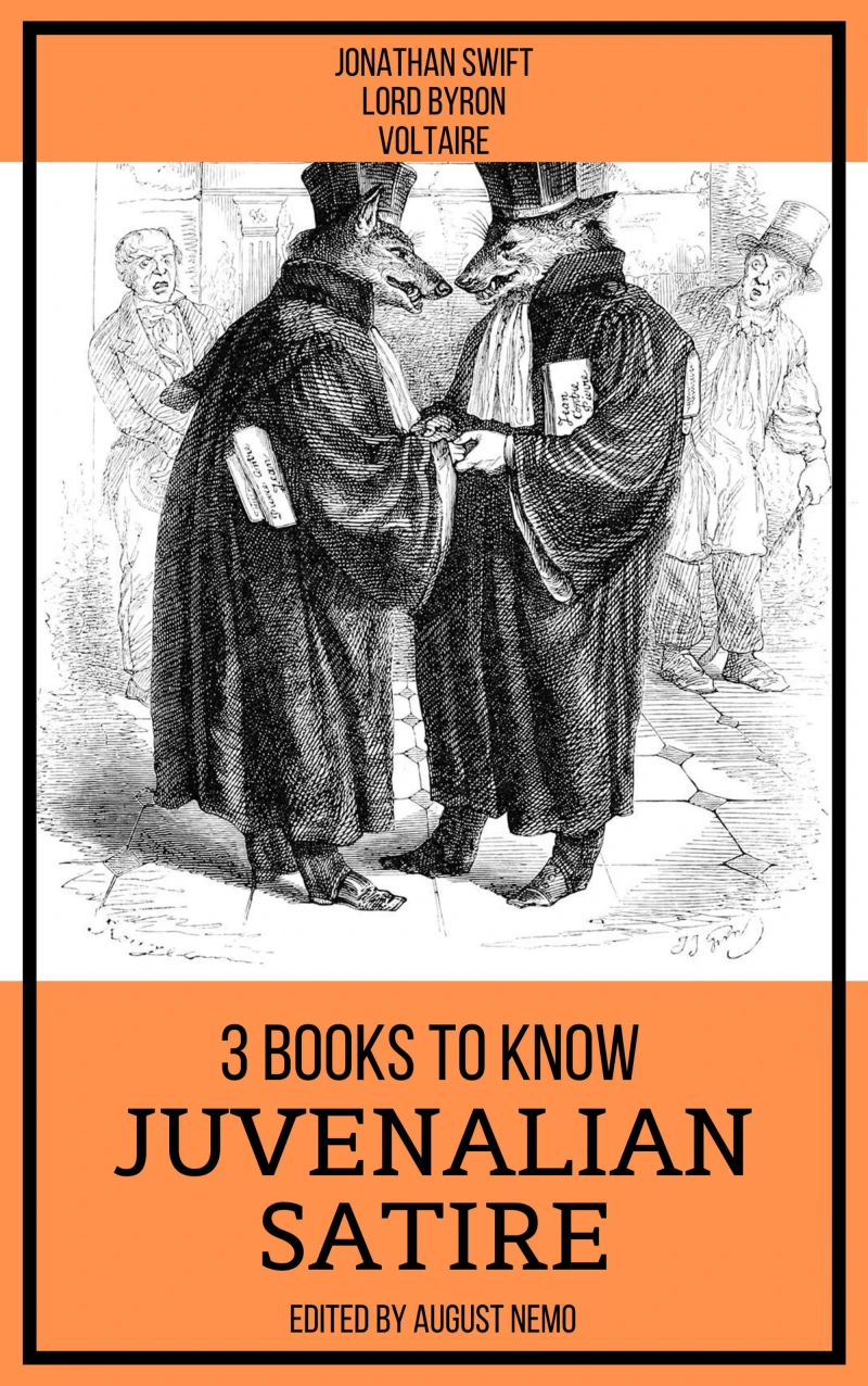 Portada: 3 books to know Juvenalian Satire