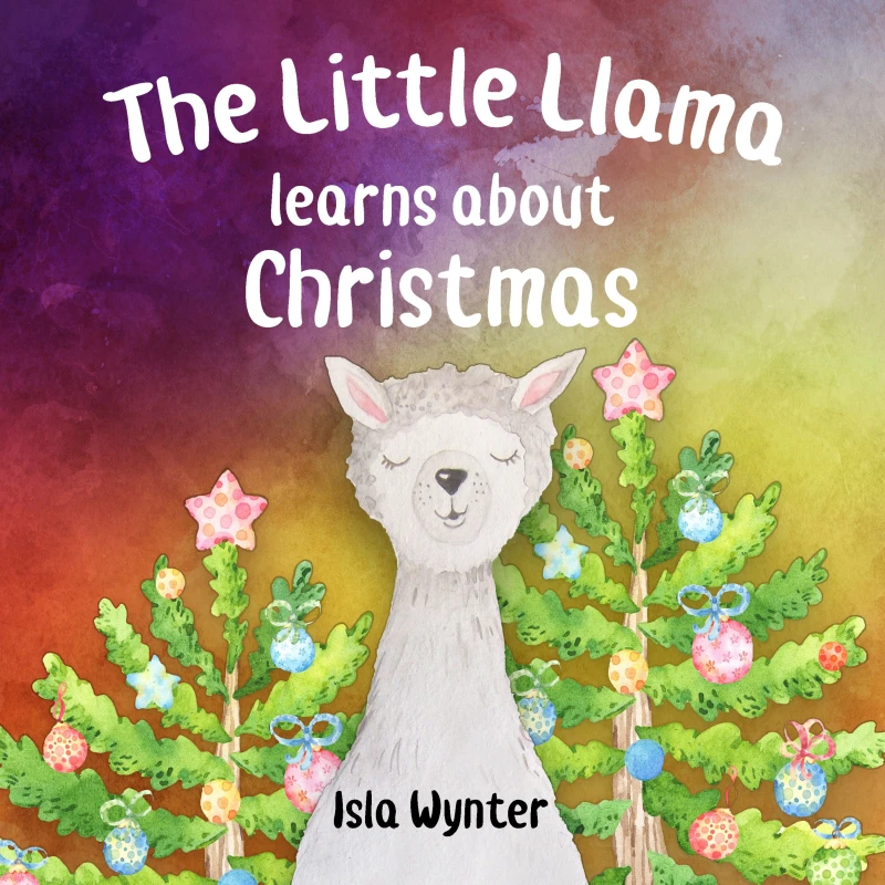 Portada: The Little Llama Learns About Christmas
