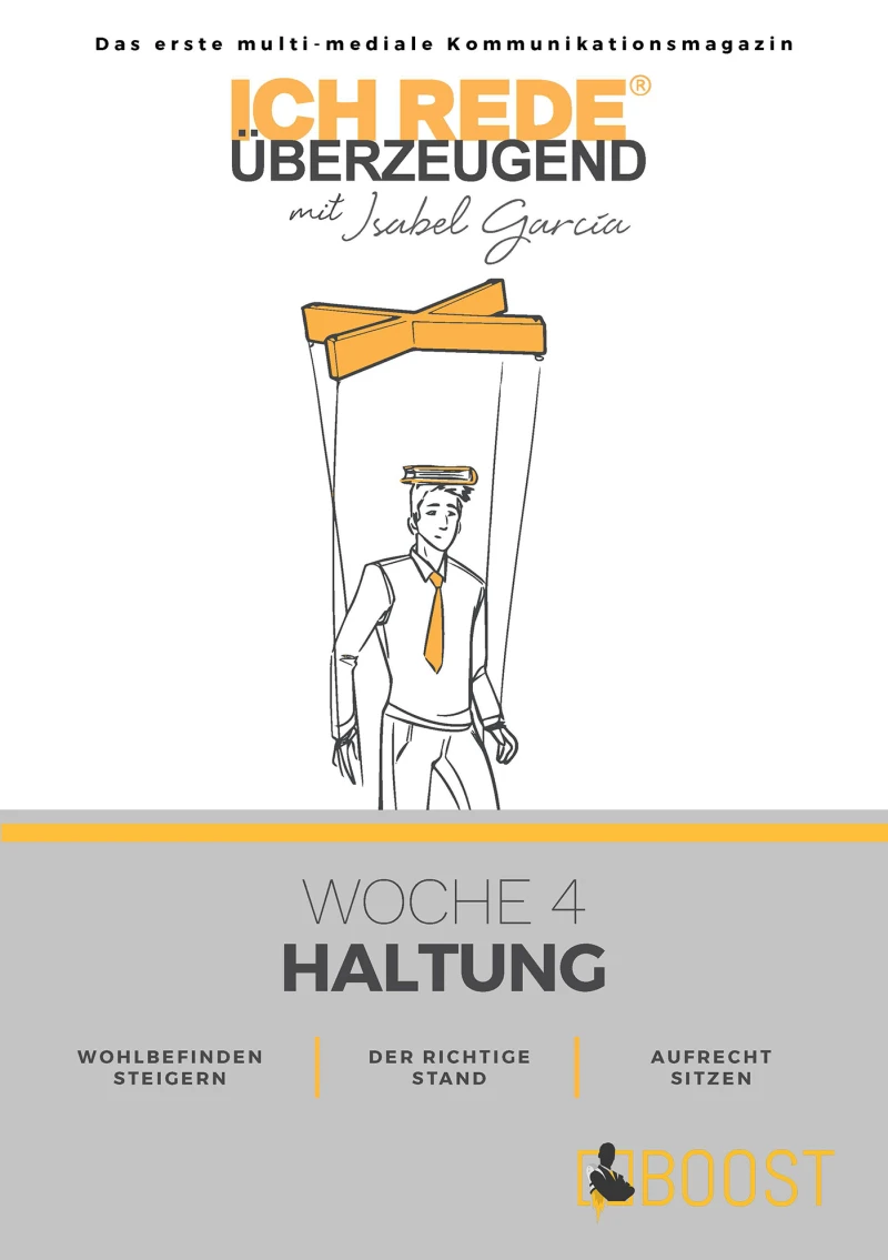 Portada: Ich REDE. Überzeugend - Woche 4 Haltung
