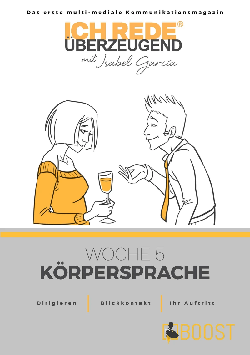 Portada: Ich REDE. Überzeugend - Woche 5 Körpersprache
