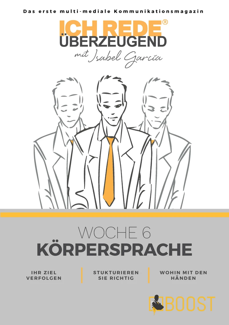 Portada: Ich REDE. Überzeugend - Woche 6 Körpersprache