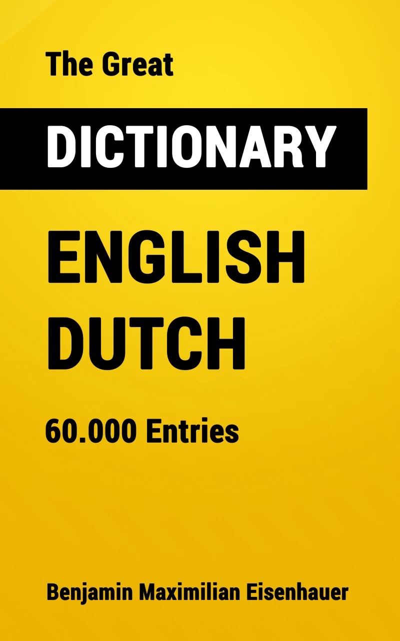 Portada: The Great Dictionary English - Dutch