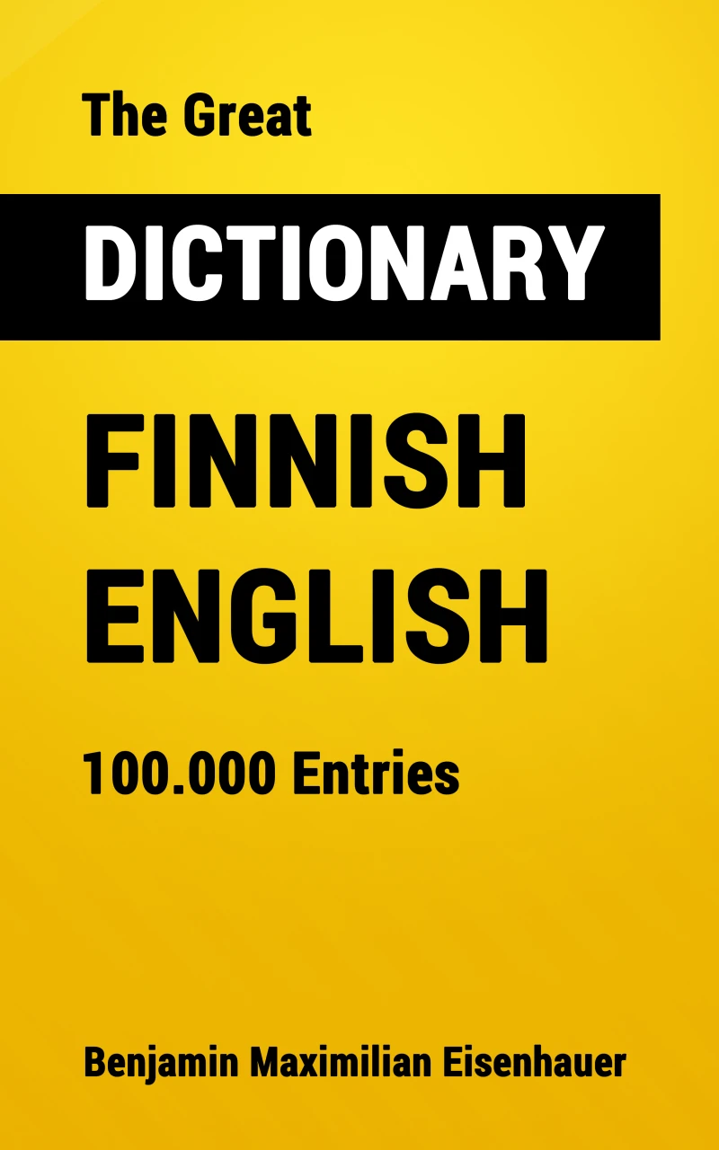 Portada: The Great Dictionary Finnish - English