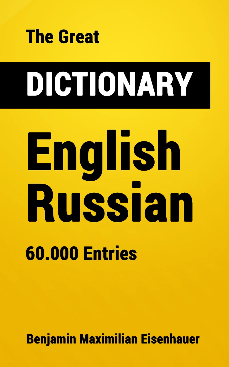 Portada: The Great Dictionary English - Russian