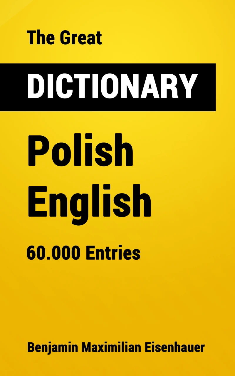 Portada: The Great Dictionary Polish - English