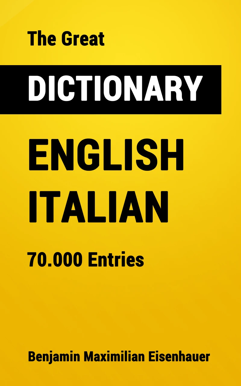 Portada: The Great Dictionary English - Italian