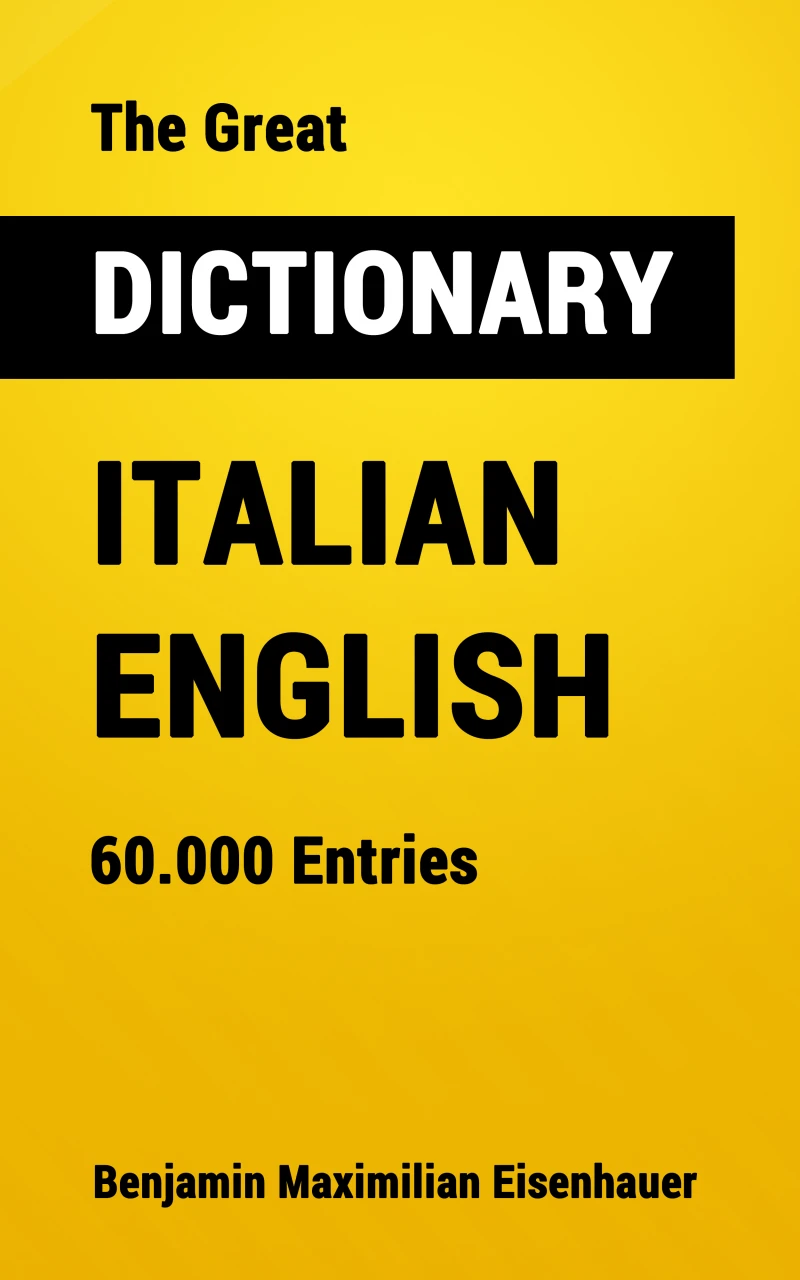 Portada: The Great Dictionary Italian - English