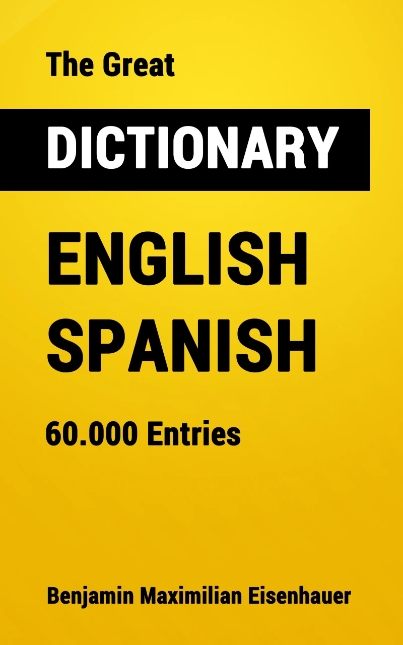 Portada: The Great Dictionary English - Spanish