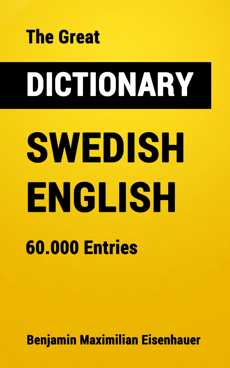 Portada: The Great Dictionary Swedish - English