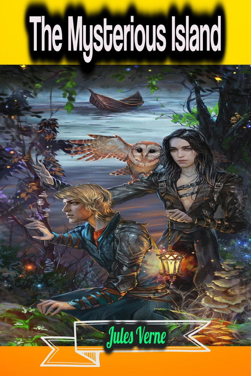 Portada: The Mysterious Island - Jules Verne
