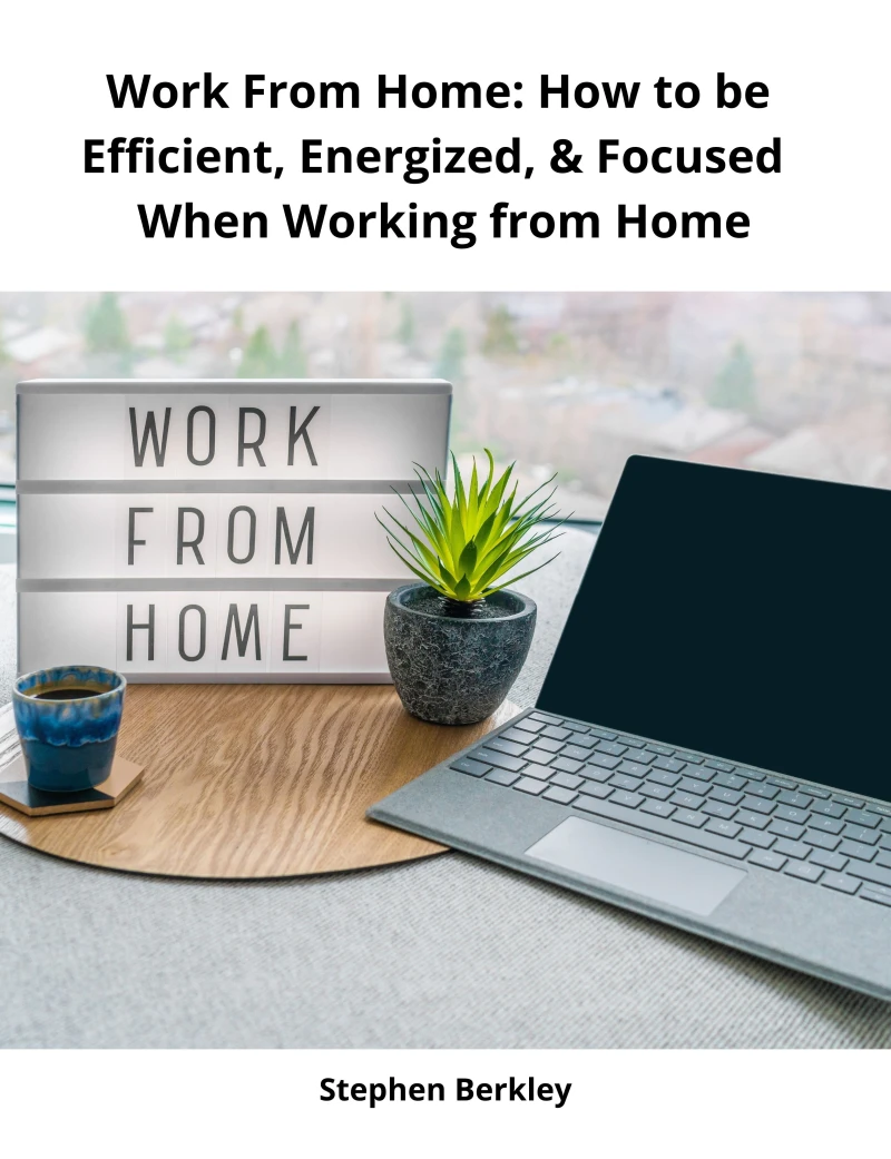 Portada: Work From Home: How to be Efficient, Energized, & Focused  When Working from Home